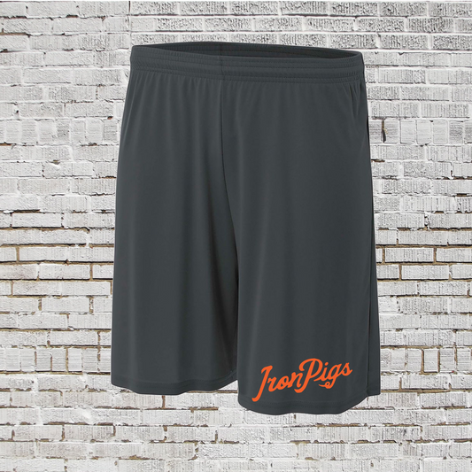 Drifit Ironpigs Logo Shorts, Ironpigs Baseball Shorts, Baseball Shorts