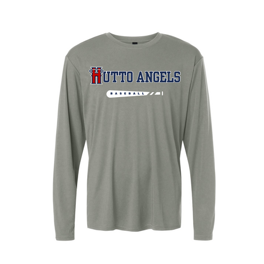 Gray Hutto Angels Tee, Hutto Angels Baseball Tshirt, Hutto Angels Spiritwear