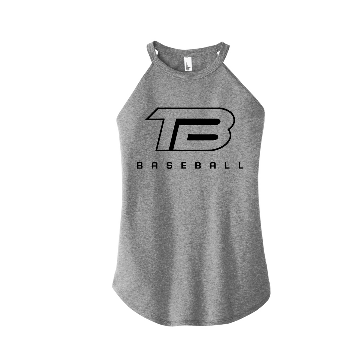 Test Baseball Women’s Grey Rocker Tank
