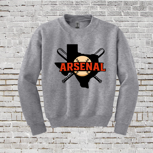 Arsenal Baseball Crewneck Sweatshirt