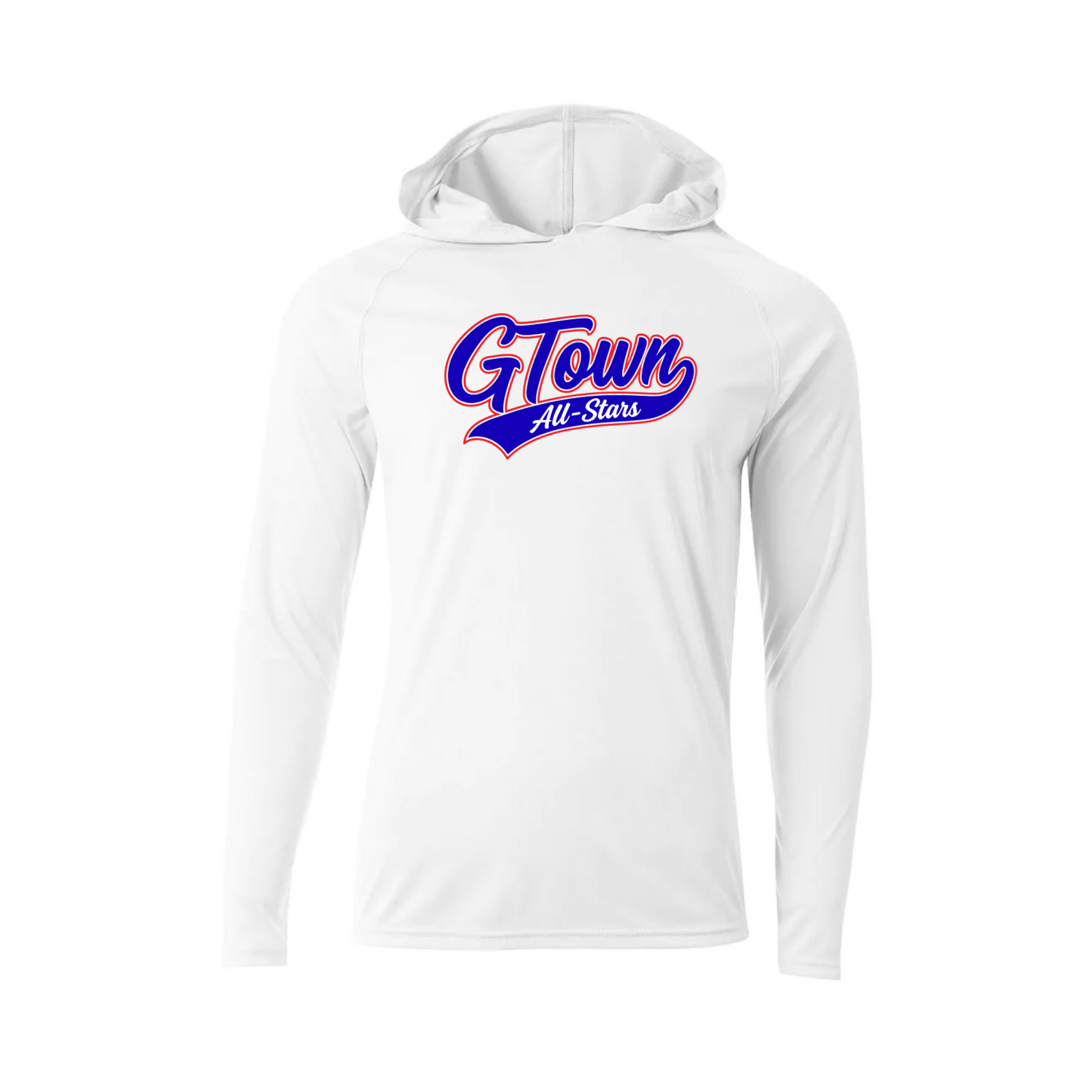 GTown All-Stars Performance Hooded Long Sleeve Tee