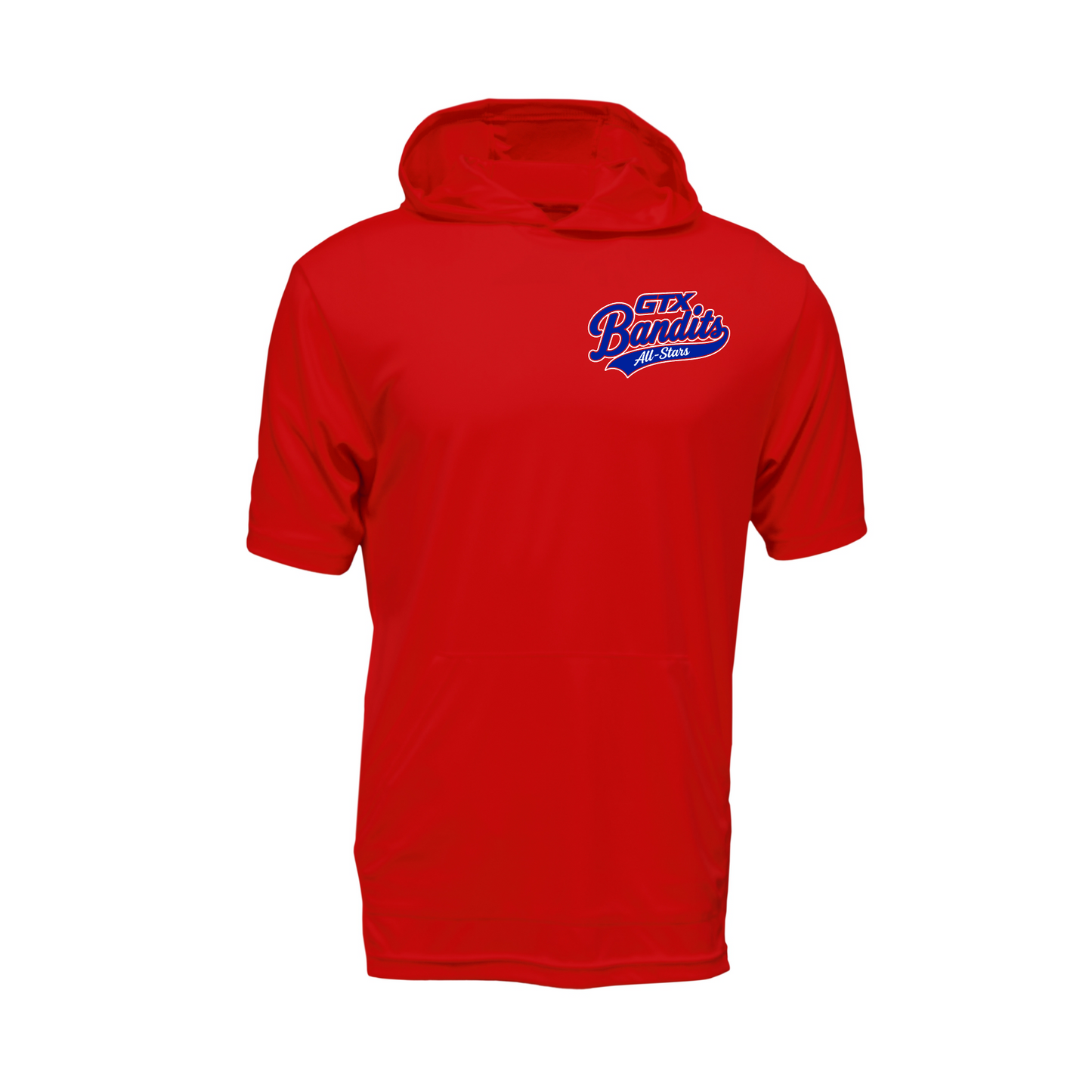 Red GTX Bandits All-Stars Hooded Performance Tee