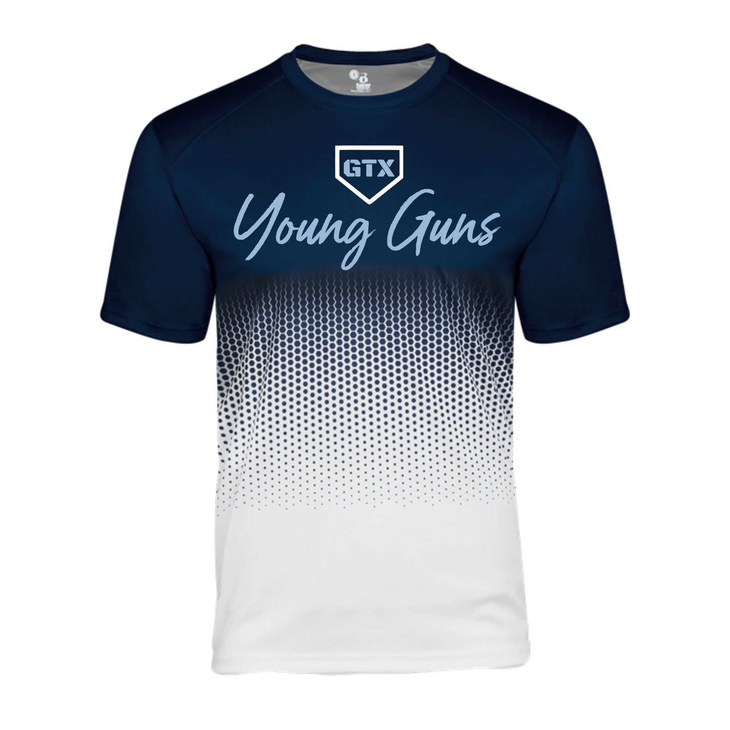 Young Guns Hex Baseball Shirt, Young Guns Baseball, Young Guns Spiritwear