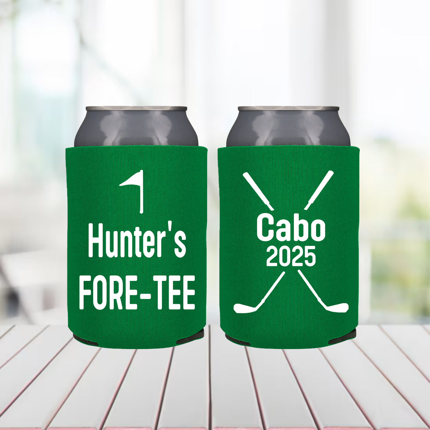 Foretee Birthday Can Cooler Golf Party Favor 40th Surprise Party Birthday Golf Trip Fore TEE Party Decorations Golf Theme Turning 40