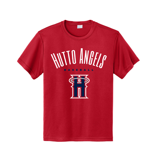 Red Huttos Angels Baseball Shirt, Angels Tshirt, Hutto Angels Baseball Spiritwear