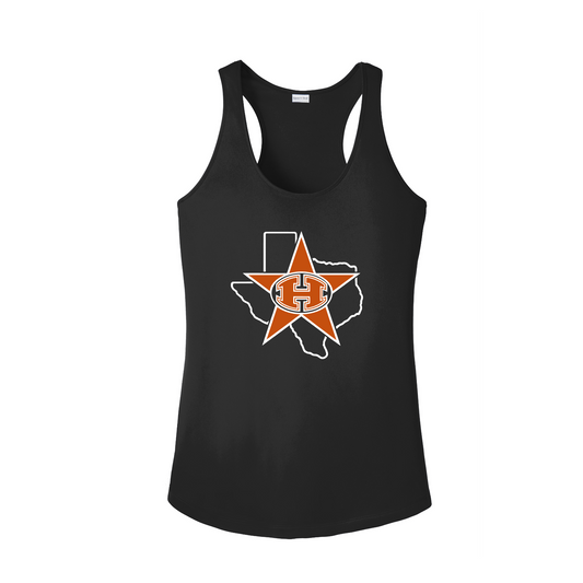 Hutto All-Stars Texas Star Women's Performance Racerback Tank