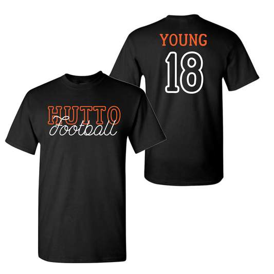 Black Hutto Hippos Tee,Player Number and Name Hutto Hippos Tshirt, Hippos Shirt