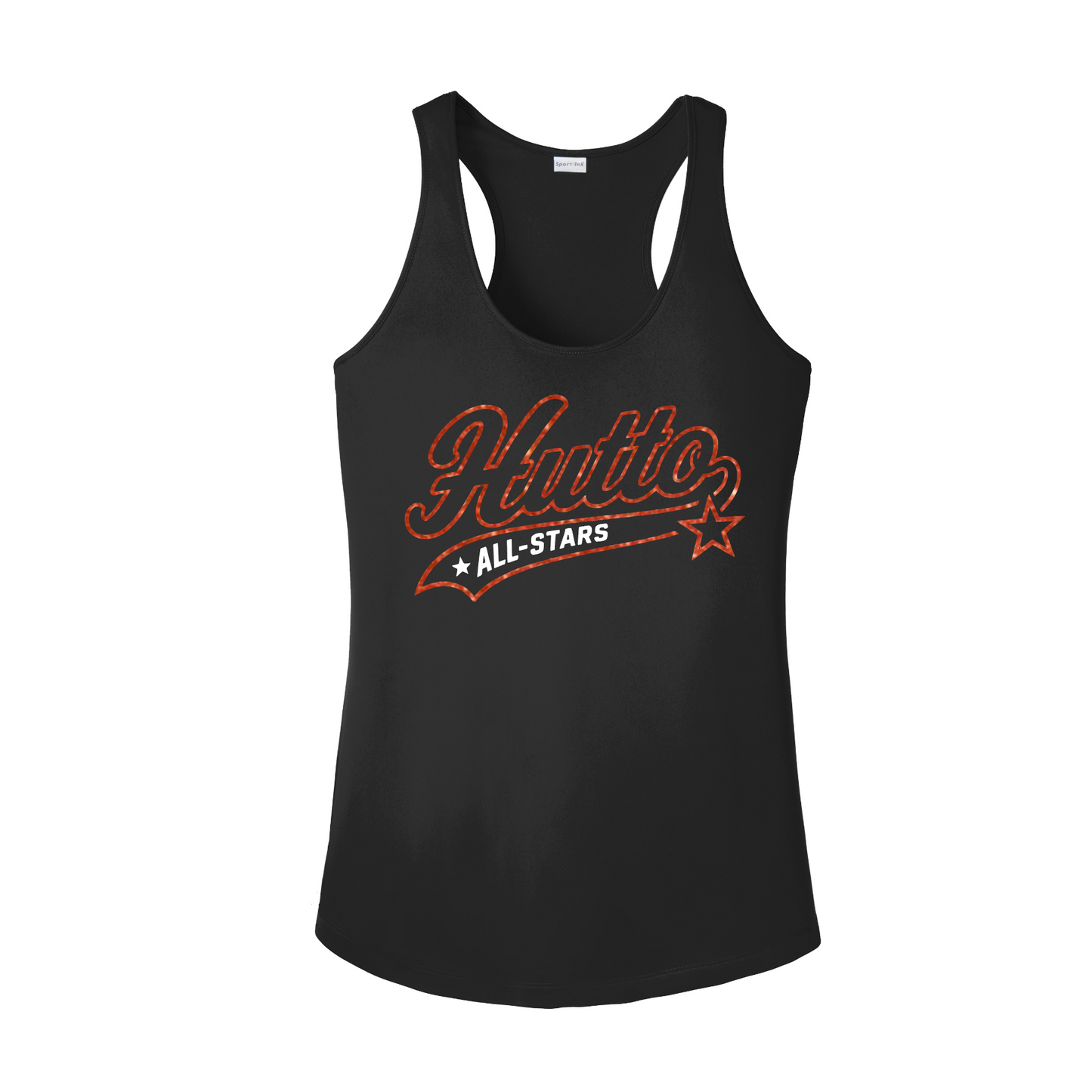 Hutto All-Stars Glitter Racerback Tank