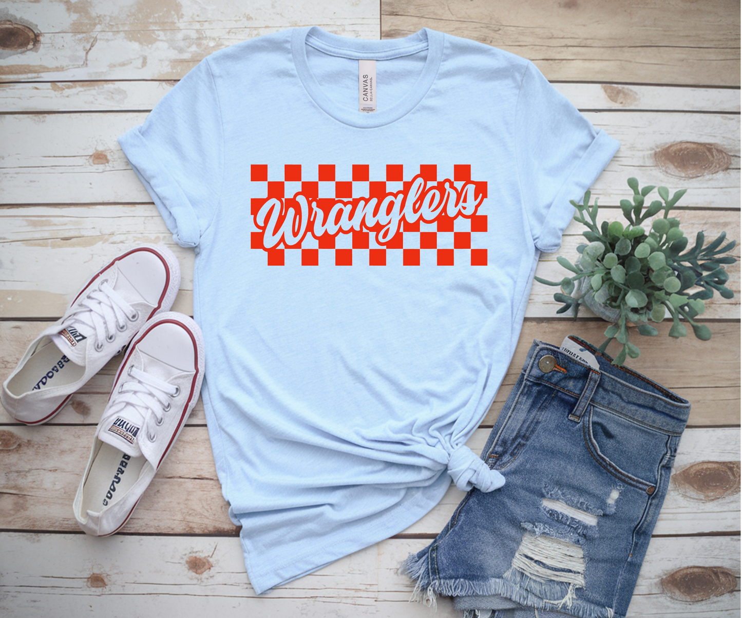 Wranglers Blue Spirit Tee – Cotton Tee