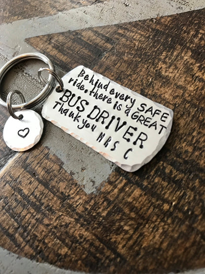 End of Year Bus Driver Keychain Bus Driver Gift Bus Keyring Bus Driver Key Ring Gift for Bus Drivers Bus Driver Appreciation Bus Key Chain