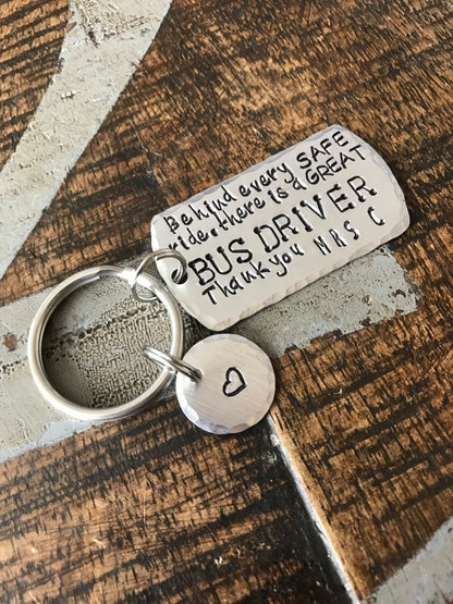 End of Year Bus Driver Keychain Bus Driver Gift Bus Keyring Bus Driver Key Ring Gift for Bus Drivers Bus Driver Appreciation Bus Key Chain