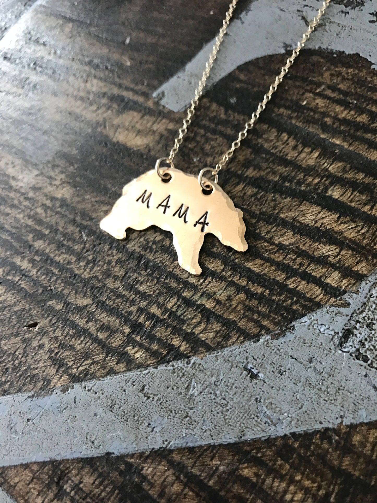 Bear Necklace Mama Bear Necklace Gifts for Mom Gift Valentine's Day Gift For Wife Gift Jewelry Wife Mother's Day Birthday Remembrance Option