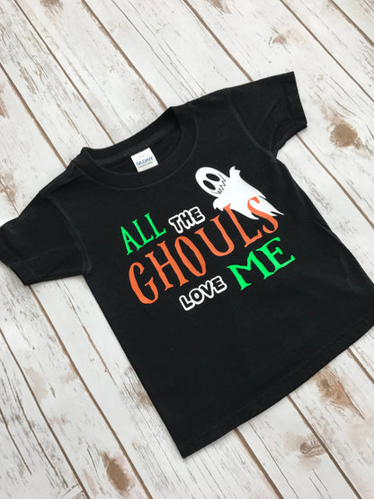 All the Ghouls Love Me Halloween Shirt - Funny Ghost Tee