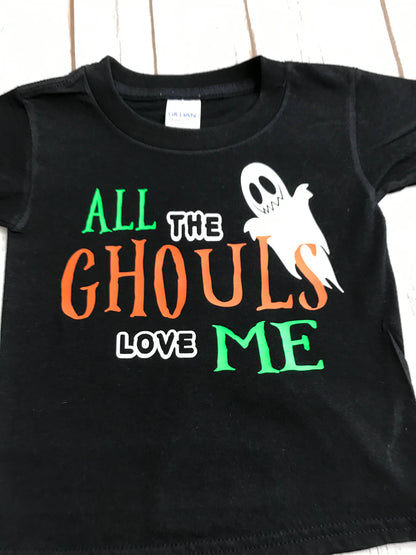 All the Ghouls Love Me Halloween Shirt - Funny Ghost Tee