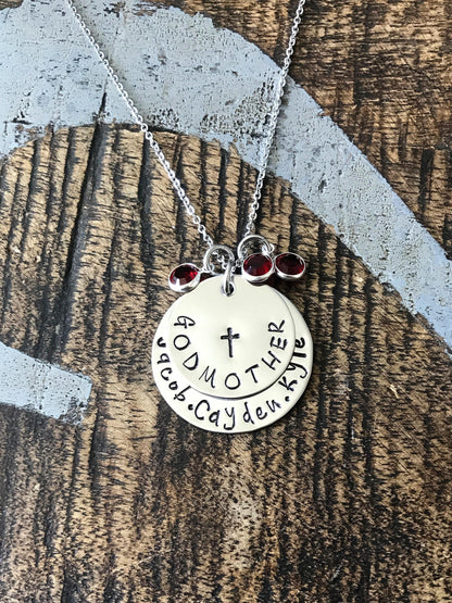 Godmother Gift Mother Necklace Godmother Jewelry Gift from Goddaughter•Gift Religious Personalized Catholic Gift Grandmother