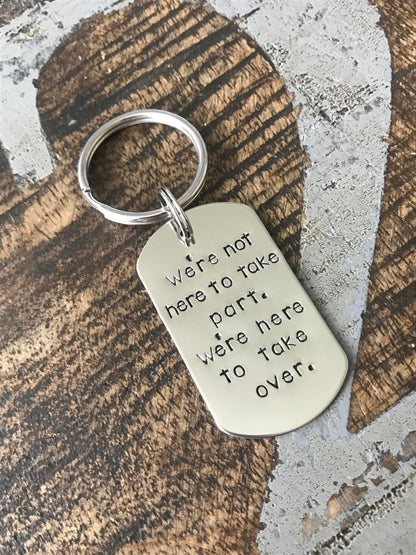 Create your own Keychain Custom mens gift Anniversary gift Custom mens gift Your Own Message Personalized Custom Keychain