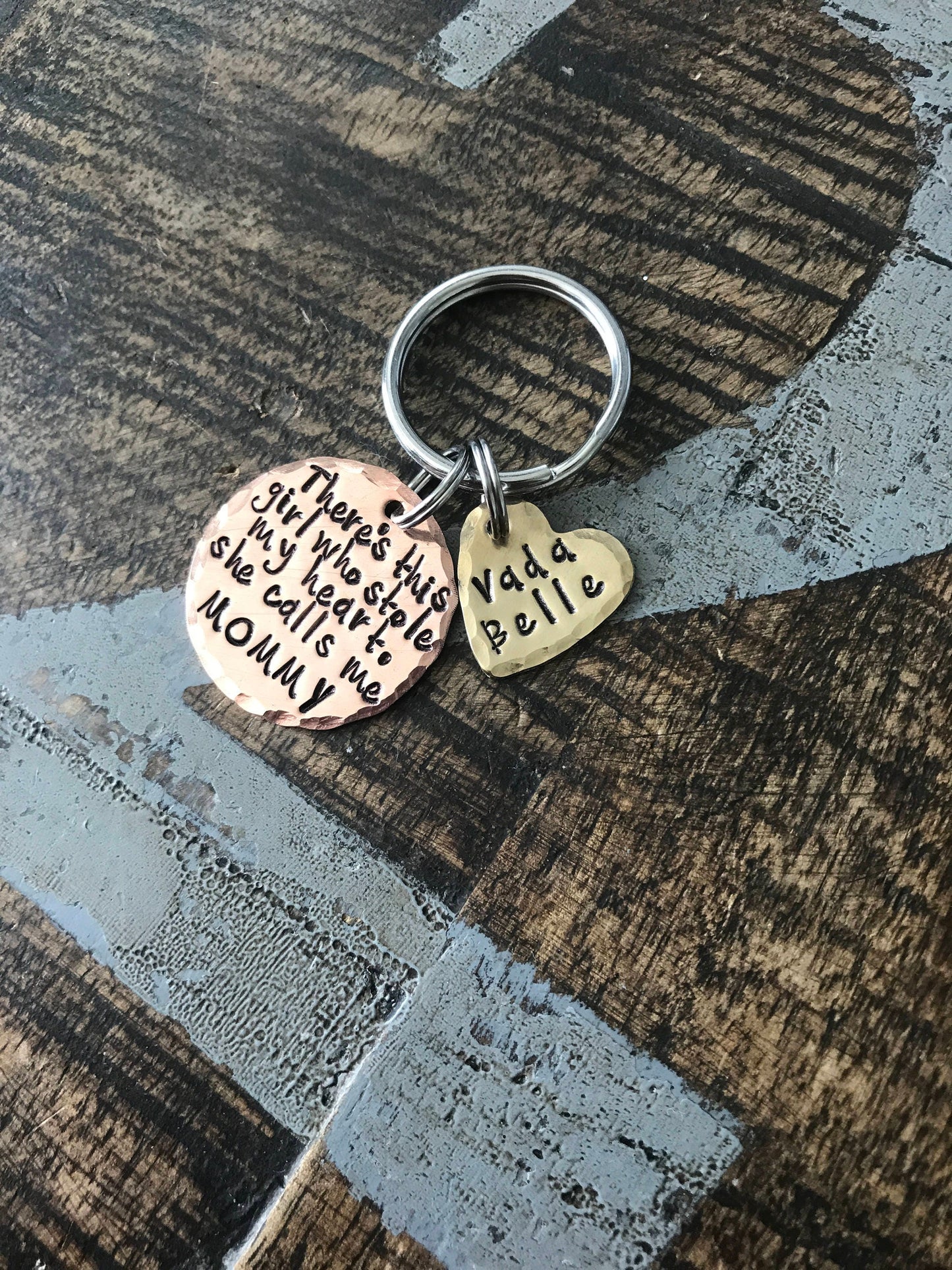 FREE SHIP USA Mom keychain, mothers day, mom gift Theres this girl who stole my heart she calls me Mom gift for mom dad gift, fathers day