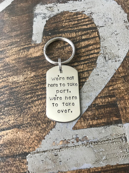 Create your own Keychain Custom mens gift Anniversary gift Custom mens gift Your Own Message Personalized Custom Keychain