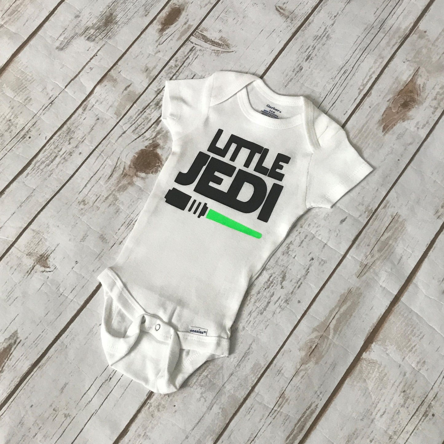 White Little Jedi Shirt