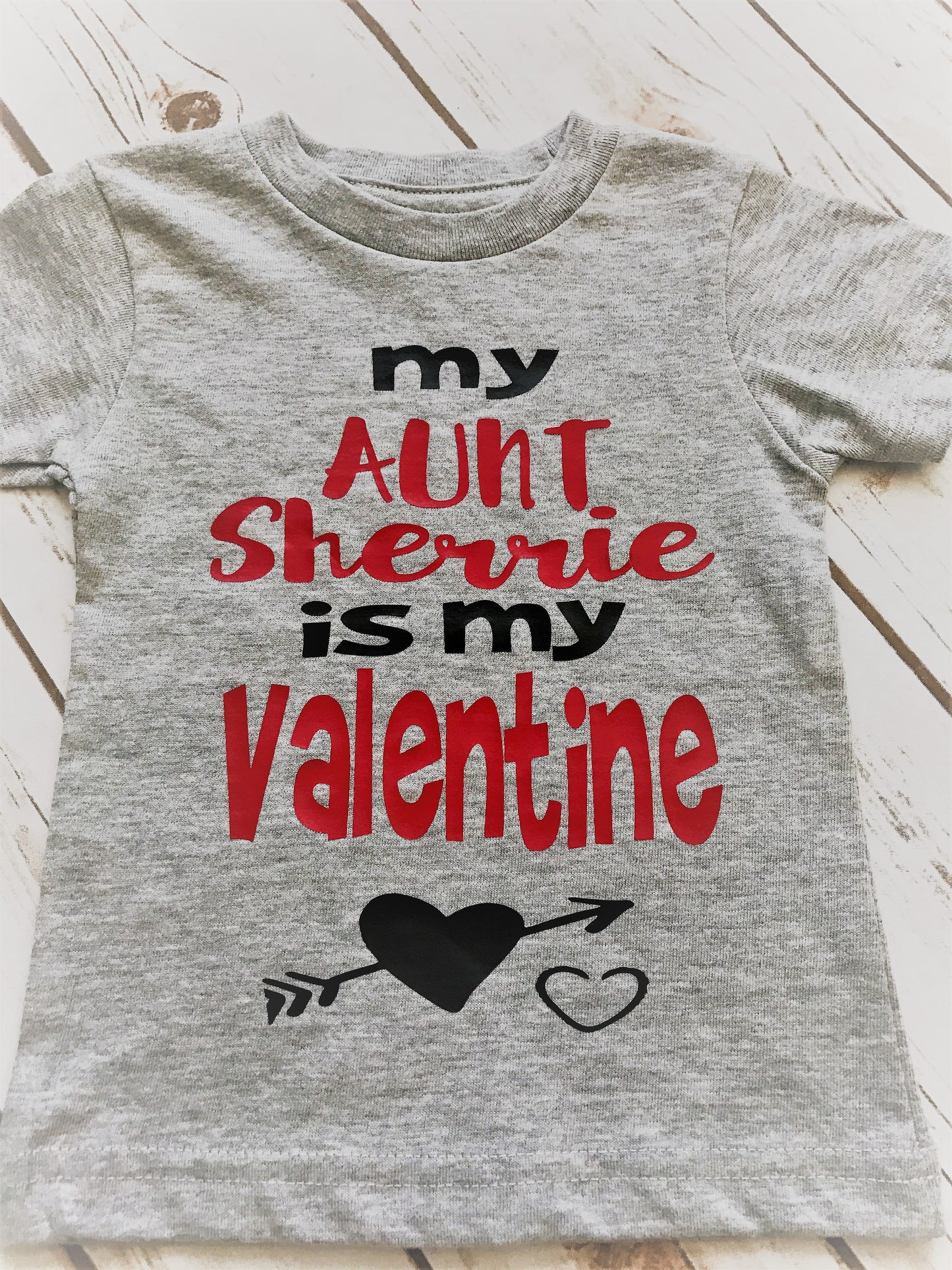 My Aunt is my Valentine Gift for Nephew Gift From Aunt Auntie's Boy Nephew Baby Shower Gift Boys Valentine Shirt Valentine's Day Gift
