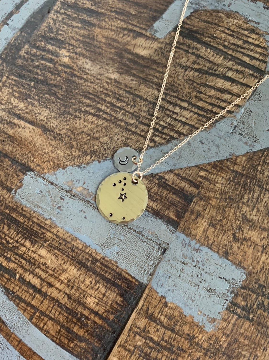 Zodiac Jewelry Gold Constellation Necklace Zodiac Necklace Celestial Jewelry Taurus Necklace Gift for her Zodiac Gift Taurus Jewelry