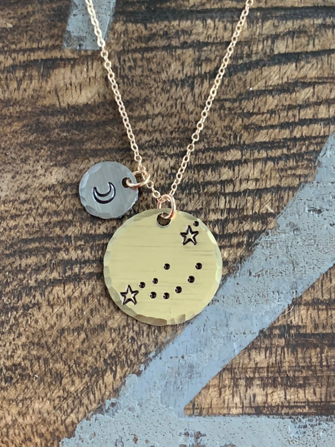 Zodiac Jewelry Gold Constellation Necklace Zodiac Necklace Celestial Jewelry Capricorn Necklace Gift for her Zodiac Gift Capricorn Jewelry