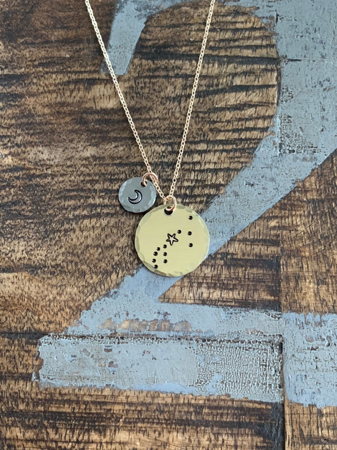 Zodiac Jewelry Gold Constellation Necklace Zodiac Necklace Celestial Jewelry Pisces Necklace Gift for her Zodiac Gift Pisces Jewelry