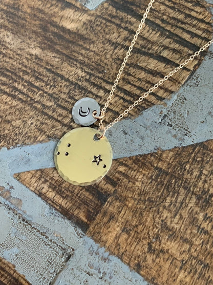 Zodiac Jewelry Gold Constellation Necklace Zodiac Necklace Celestial Jewelry Aries Necklace Gift for her Zodiac Gift Aries Jewelry