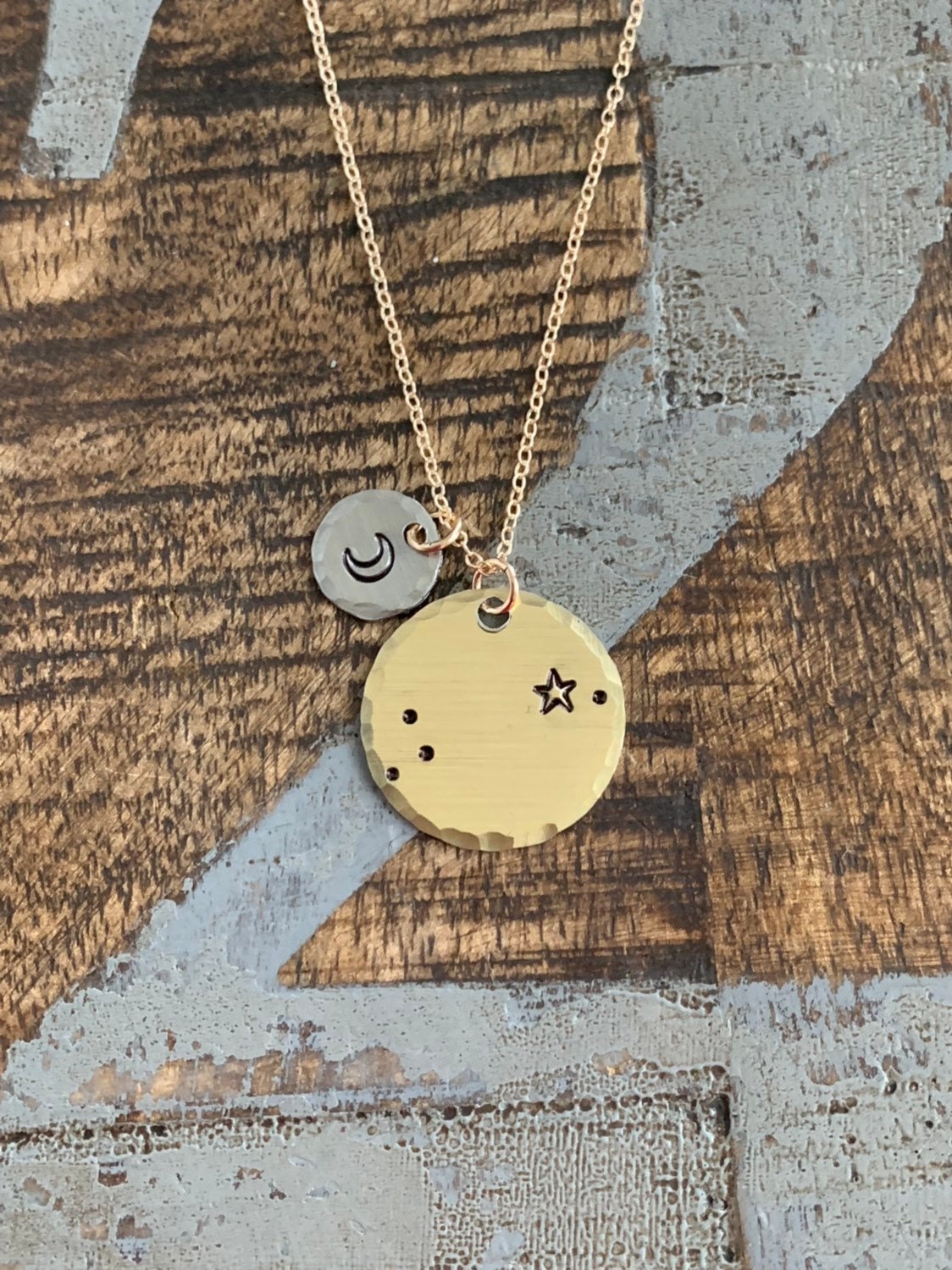 Zodiac Jewelry Gold Constellation Necklace Zodiac Necklace Celestial Jewelry Aries Necklace Gift for her Zodiac Gift Aries Jewelry