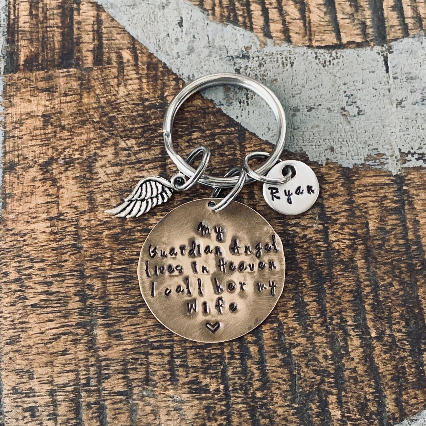 My Guardian Angel Keychain