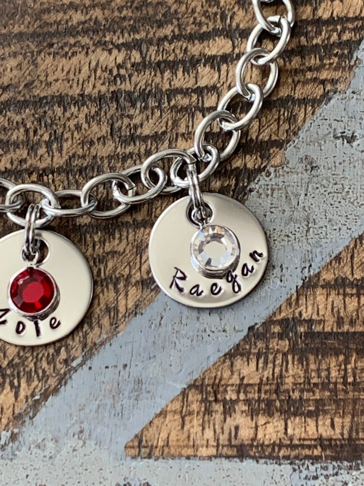 Name Charm Bracelet Personalized Grandma Bracelet Grandma Jewelry Mom Bracelet Gift from Grandkids Custom Grandma Gift