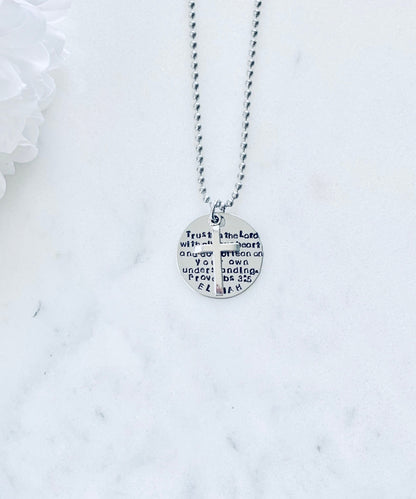 Boys Necklace Boys Necklace Boys Jewelry Cross Necklace Toddler Jewelry Boy Birthday Gift Son Easter Gift Trust In the Lord