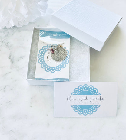 Gammy Necklace Theres this girl who stole my heart Handstamped Necklace Personalize Jewelry Mothers Day Gift Grandma Jewelry Custom Necklace