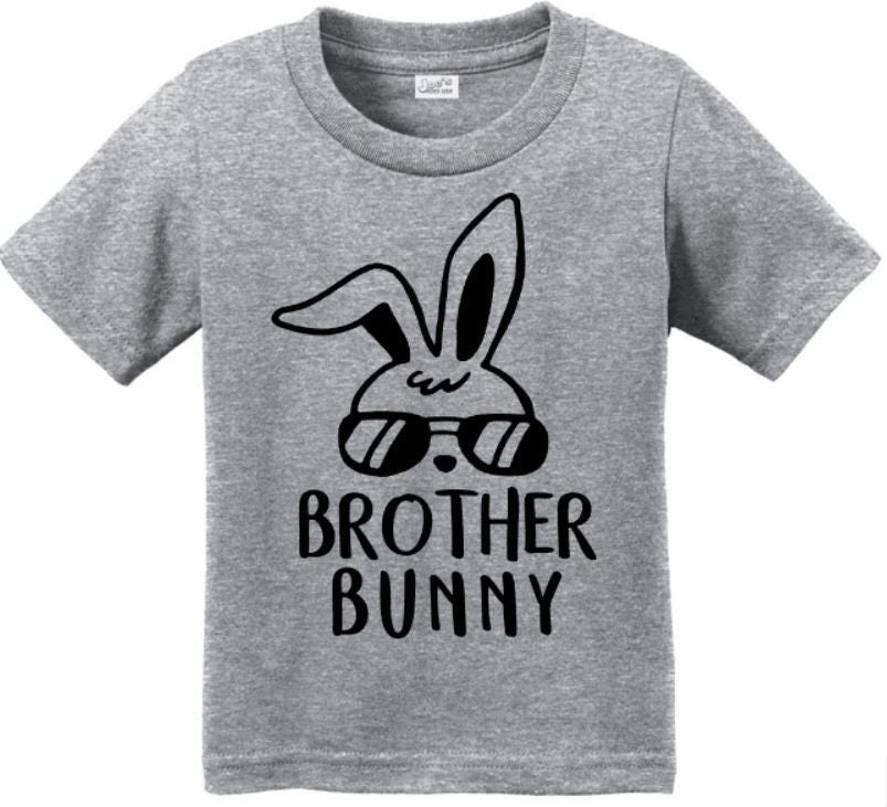 Brother Bunny Easter Shirt: Family Matching Tee, Pregnancy Announcement