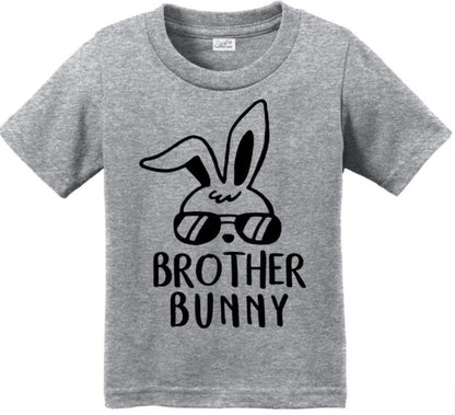 Brother Bunny Easter Shirt: Family Matching Tee, Pregnancy Announcement