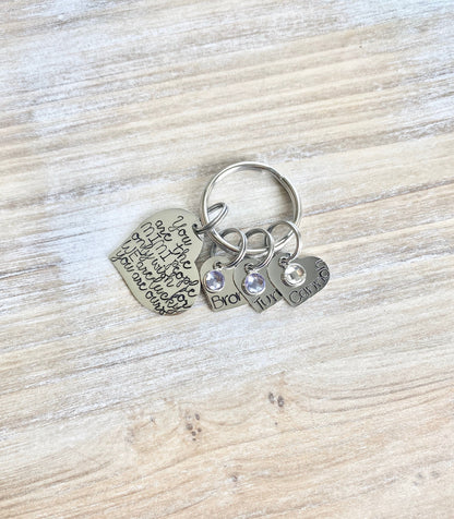 Mimi Keychain, Mothers day gift, Mothers Day Keyring, Nana Keychain, Nanna keyring, Nana Gift, Nanna Gift, Grandma Gift, Gran, Auntie Gift