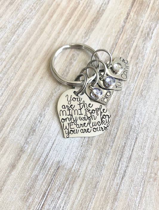 Mimi Keychain, Mothers day gift, Mothers Day Keyring, Nana Keychain, Nanna keyring, Nana Gift, Nanna Gift, Grandma Gift, Gran, Auntie Gift