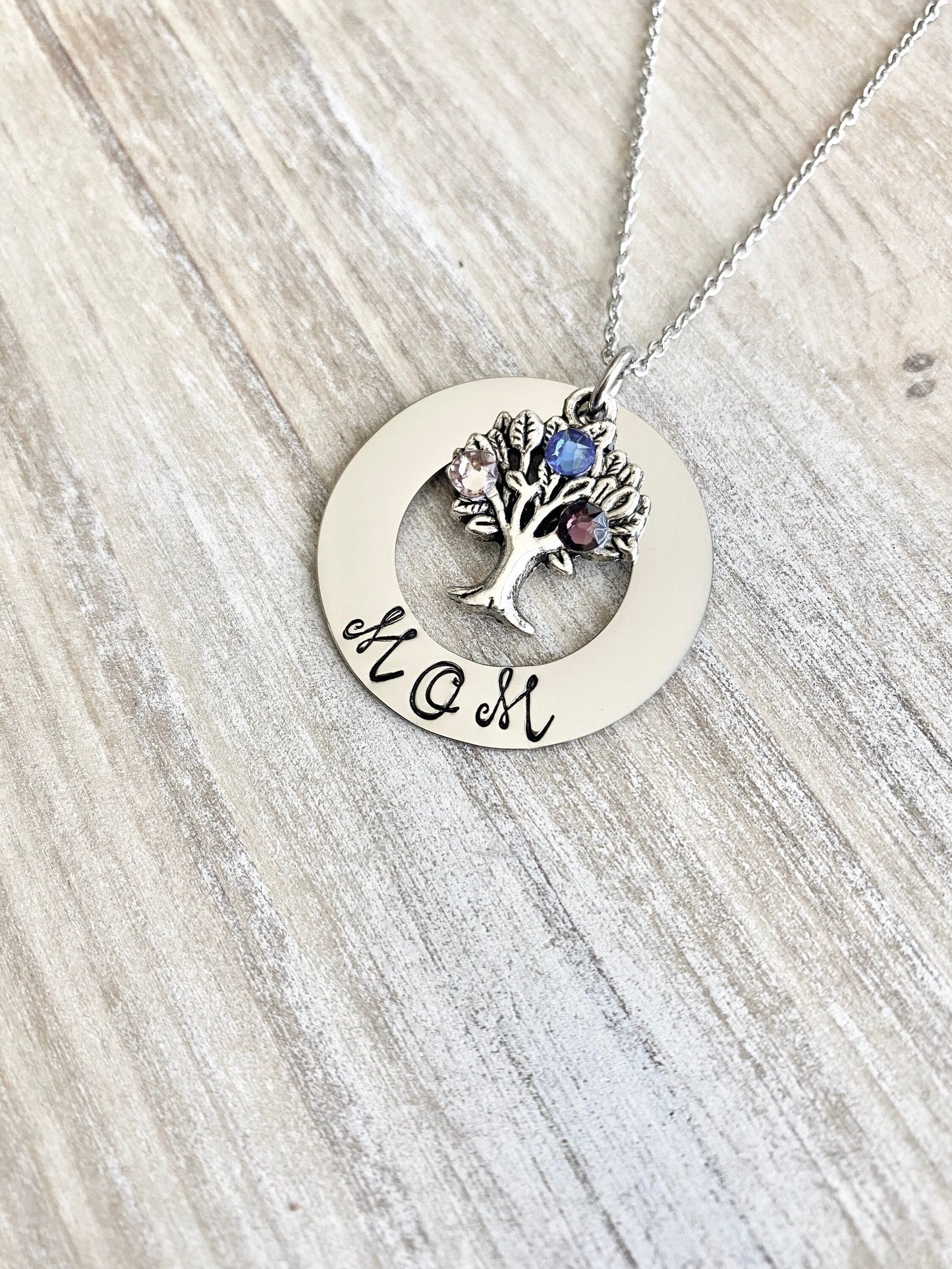 Mom Birthstone Necklace,Mothers Day Gift, Mom Necklace, Family Tree Birthstone,Necklace For Mom, Mommy Necklace, Mom Gift, Mom Jewelry
