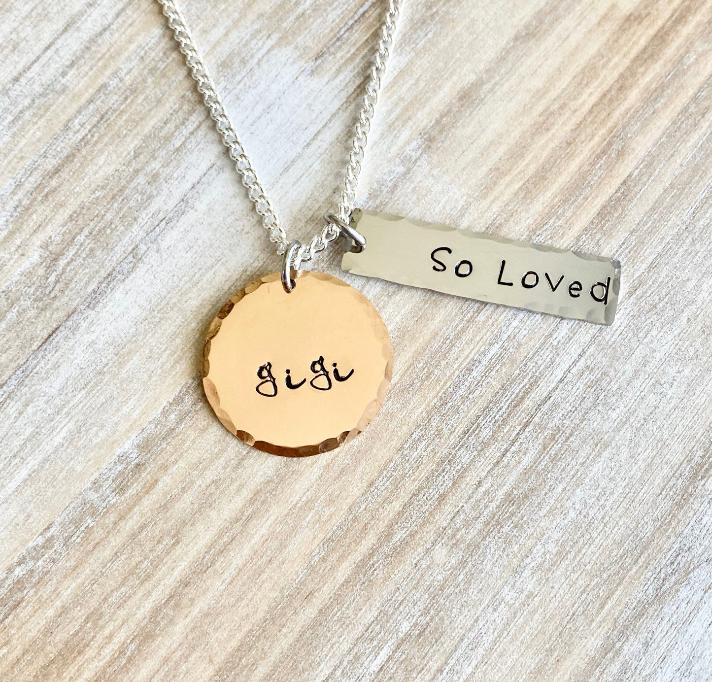 GiGi Necklace,Gigi Gift,Gigi Necklace, Gigi Jewelry,Mother's Day Gift for Grandma, So Loved Necklace, GiGi Birthday