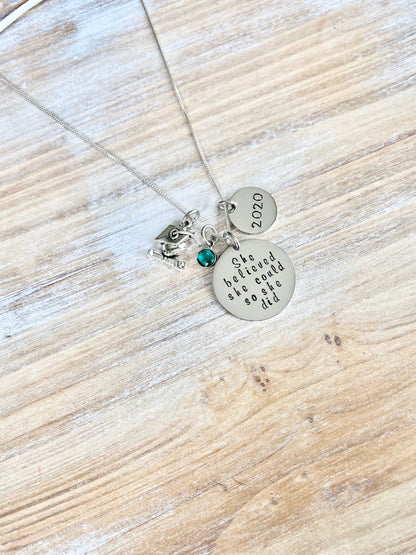 Custom Gift Graduation Necklace Graduation Gift 2019 Class of 2019 Graduation Jewelry For Teenage Girl Unique Necklace Graduate Necklace