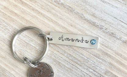 Girls 16th Birthday, Sweet 16 Keychain, Sweet Sixteenth Birthday Gift, Personalized Sweet 16 Keychain,Sweet 16 Gifts,Sweet 16 Birthday,