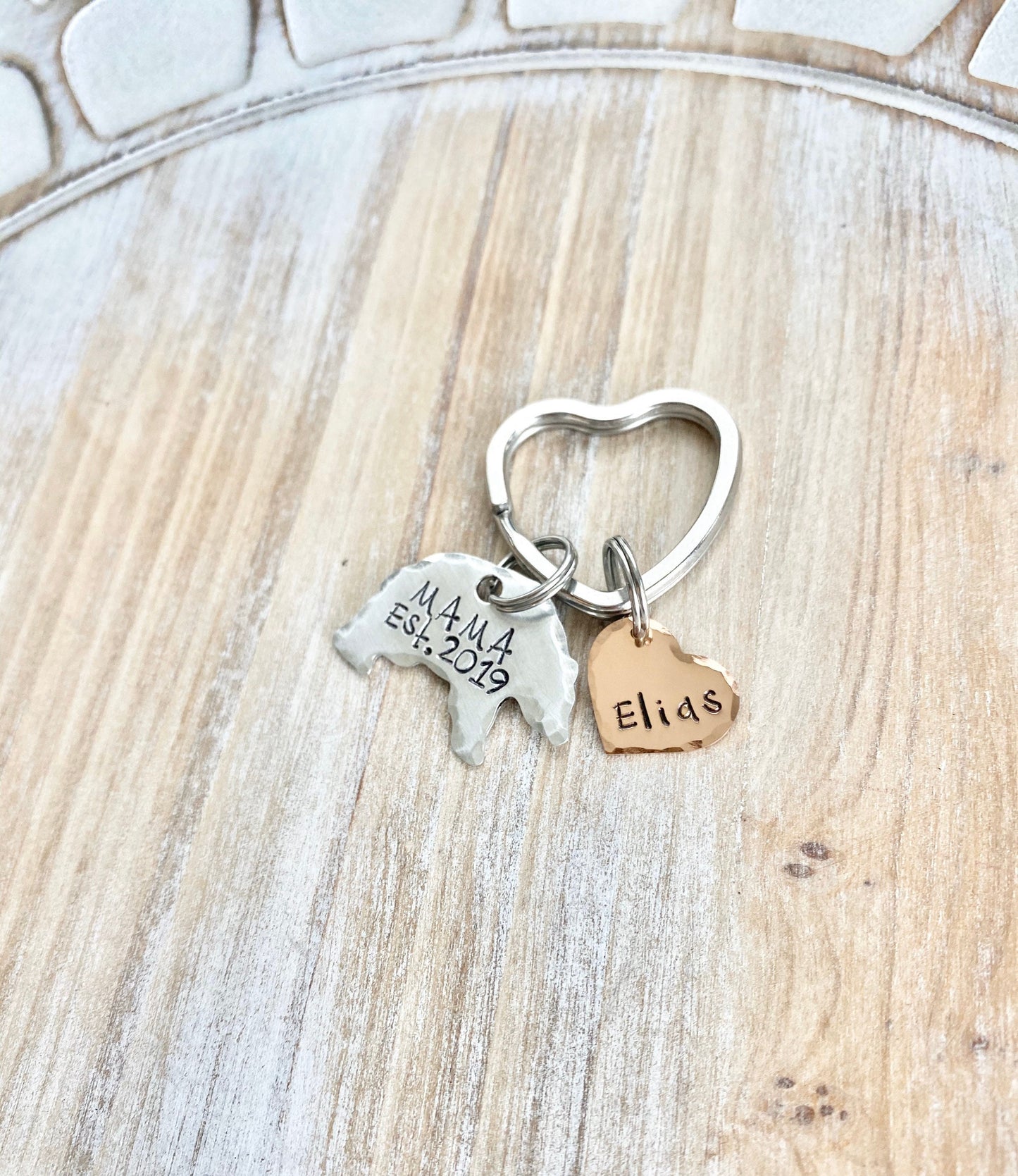 Mama Bear Keyring, Mama Bear Keychain, Mama Bear, Mom Keyring, Personalized Mom Keyring, Mom Keychain, Mothers Day Gift, Gift For Mom