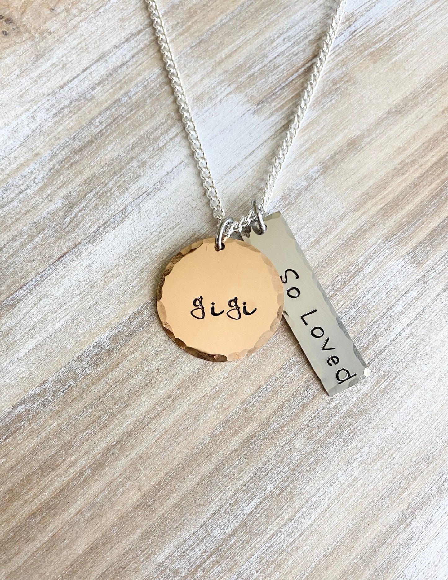 GiGi Necklace,Gigi Gift,Gigi Necklace, Gigi Jewelry,Mother's Day Gift for Grandma, So Loved Necklace, GiGi Birthday