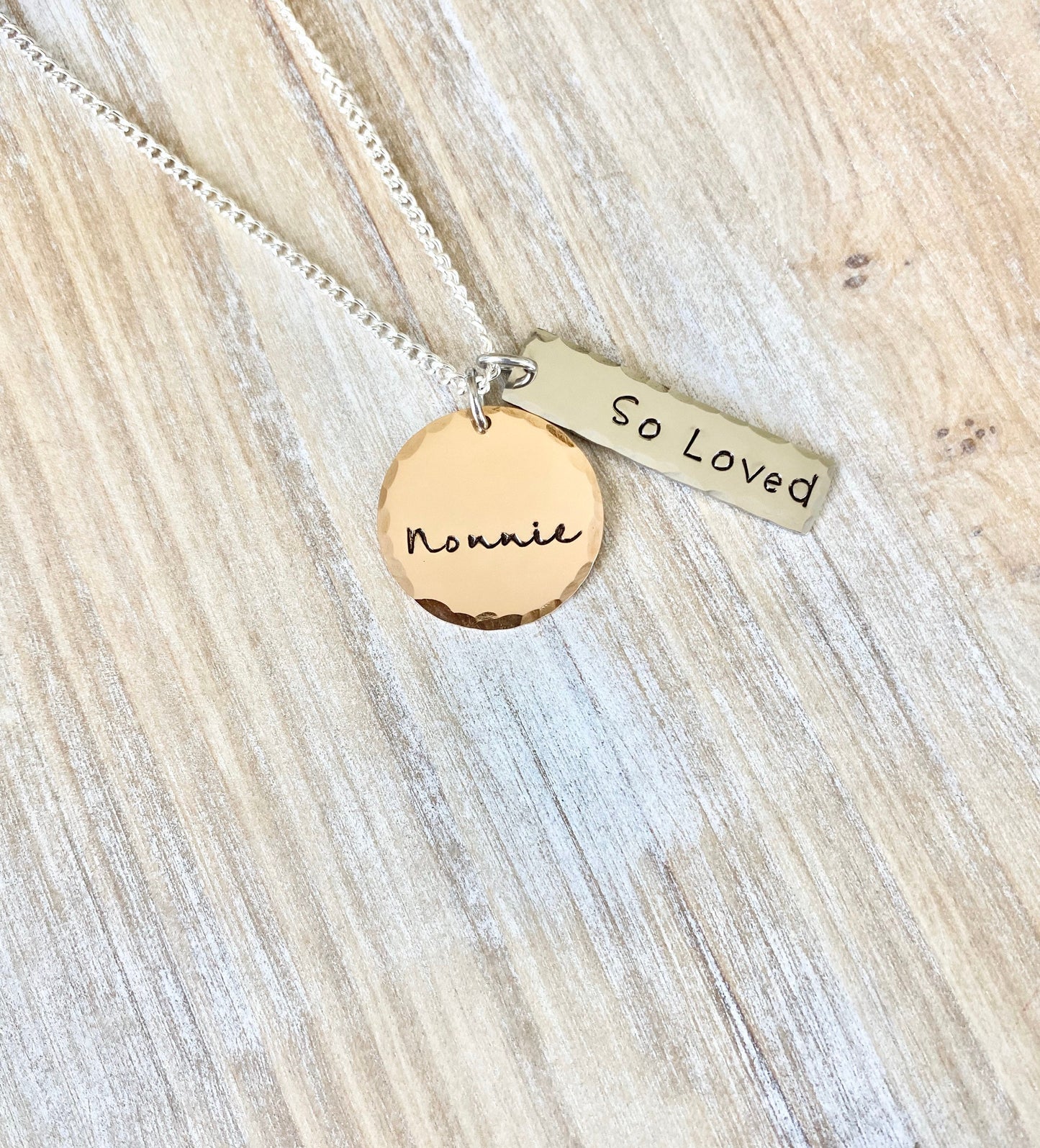 Nonnie Necklace, Nonnie Present, Best Nonnie, Necklace Gift, Jewelry for Nonnie, New Grandma To Be, So Loved Necklace