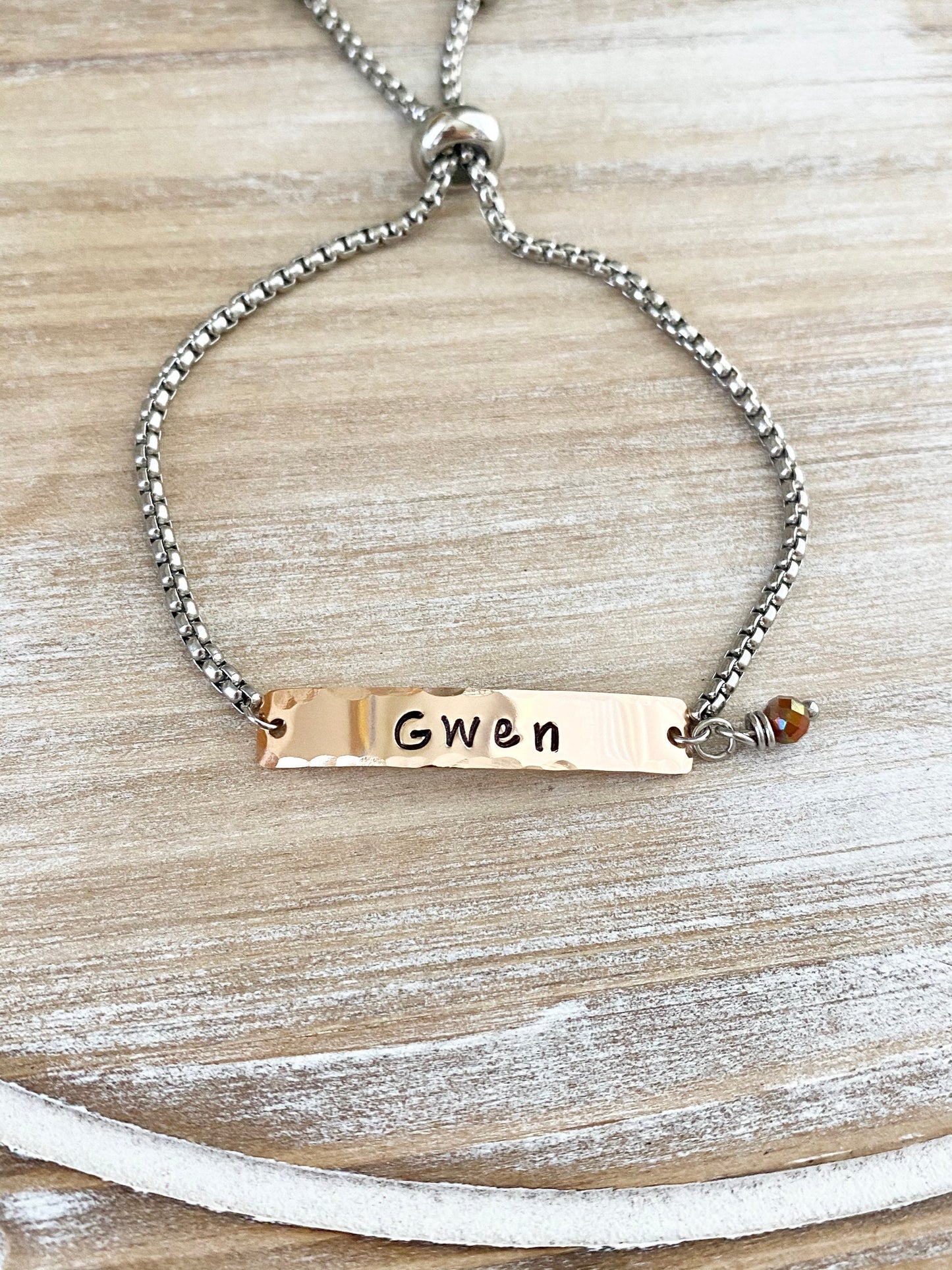 Girls Name Bracelet, Custom Name Bracelet, Rosegold Name Bracelet, Little Girl Bracelet, Dainty Bracelet, Personalized Gift for Kids,