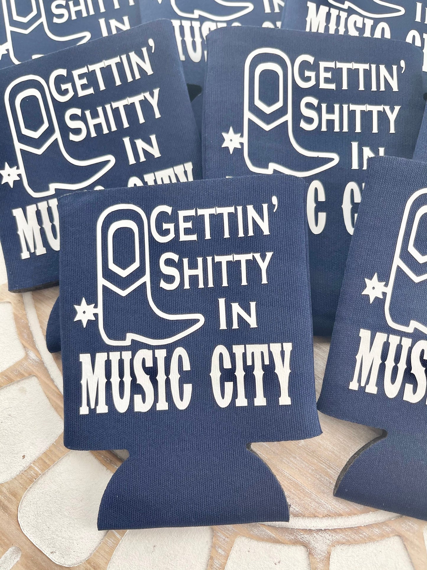 Personalized Can Cooler: Country Bachelor Party Favor