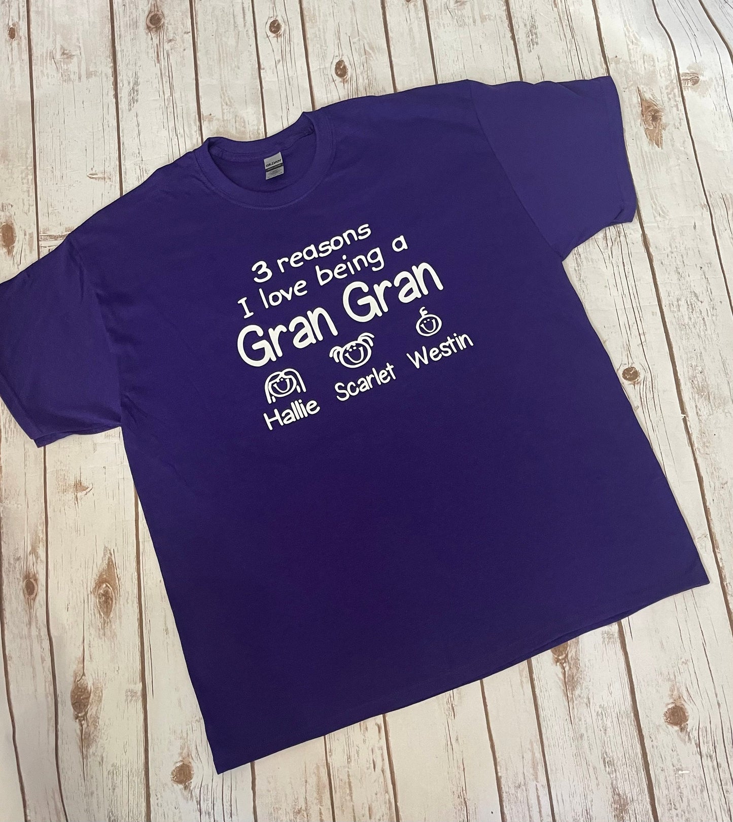 Grandma Shirt Gran Gran shirt Gift for Mom grandkids names Mothers Day gift for Grandma Custom Tshirt New Grandma Gift Mimi
