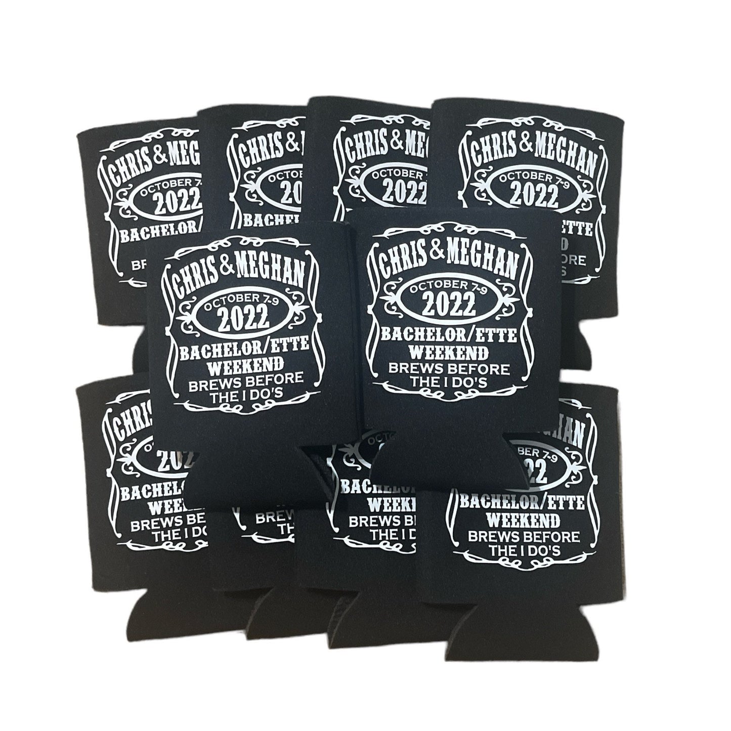 Personalized Bachelor Party Can Cooler: Brews Before I Do's