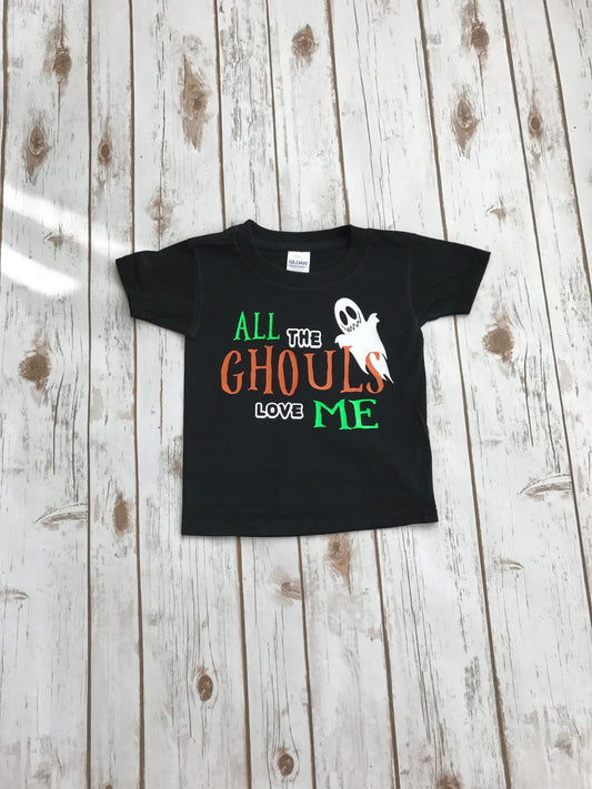All the Ghouls Love Me Halloween Shirt - Funny Ghost Tee