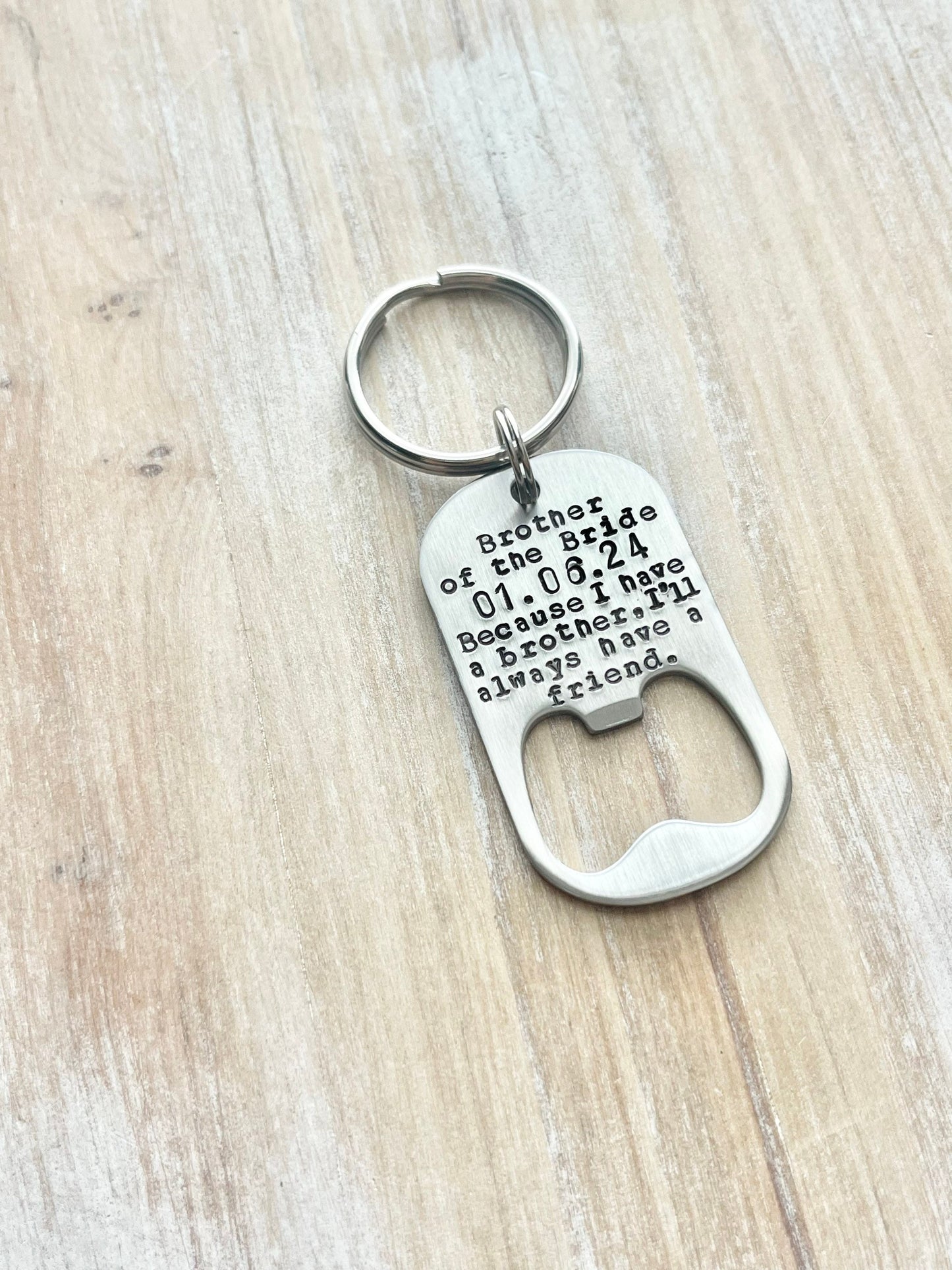 Brother of the Bride Gift Bottle Opener Brother Gift Engraved For Brother Wedding Party Brother Gift For Best Brother Ever Wedding Party
